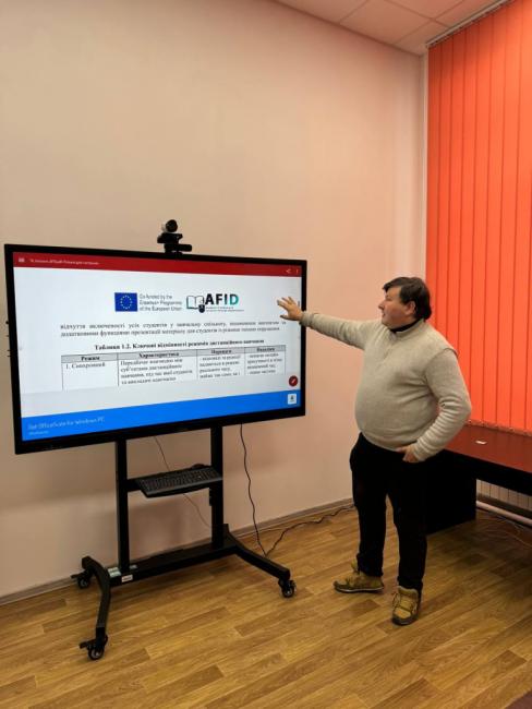 Dissemination events at the Dnipro University of Technology in 2023