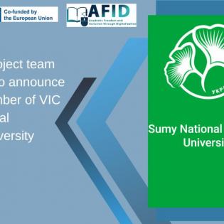 Sumy National Agrarian University has joined the Virtual Inclusive Campus (VIC)